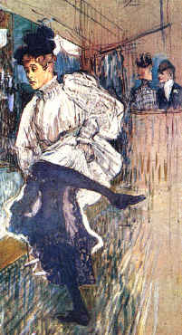  Henri  Toulouse-Lautrec Jane Avril Dancing